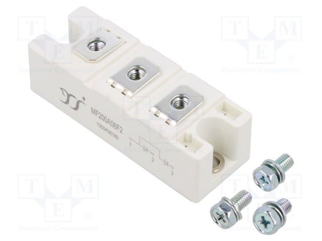 Module: diode; common anode,double; 600V; If: 200A; F2; Ufmax: 1.6V