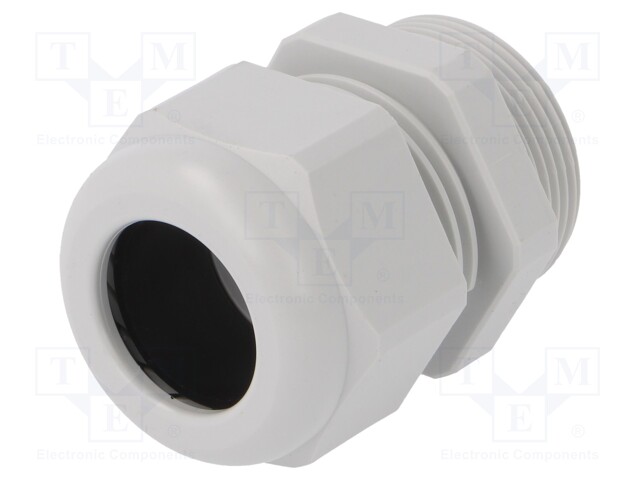 Cable gland; M32; IP68; Mat: polyamide; grey; UL94V-0