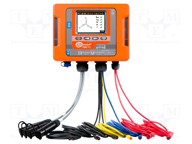 Meter: 3-phase power quality analyser; LCD; Interface: USB,WiFi