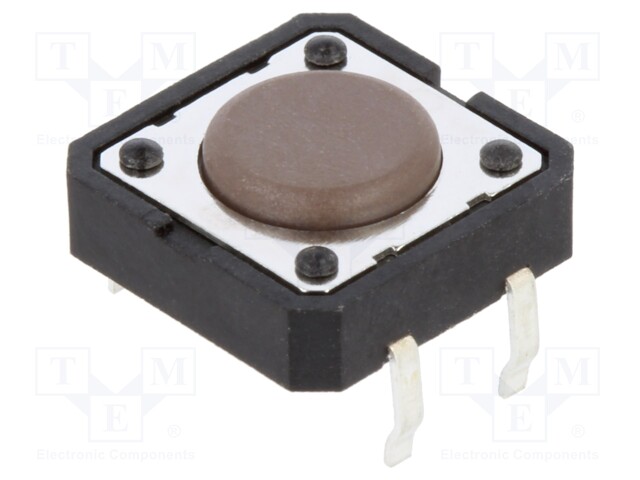 Microswitch TACT; SPST-NO; Pos: 2; 0.05A/12VDC; THT; 1.8N; 4.3mm