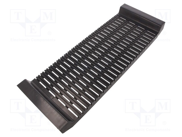 Conductive PCB rack; 484x175x50mm; black