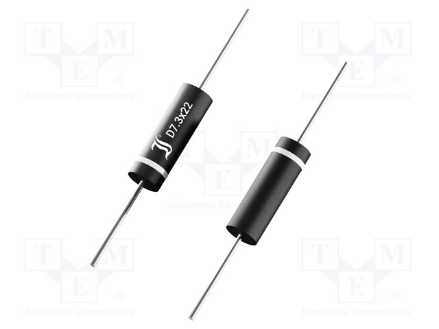 Diode: rectifying; THT; 16kV; 0.3A; Package: Ammo Pack; Ø7,3x22mm