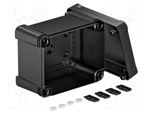 Enclosure: junction box; X: 151mm; Y: 191mm; Z: 126mm; polycarbonate