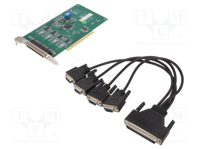 Industrial module: PCI serial port card; D-Sub 37pin; -10÷60°C