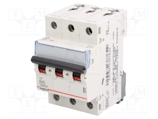 Circuit breaker; 400VAC; Inom: 40A; Poles: 3; DIN; Charact: B; 6kA