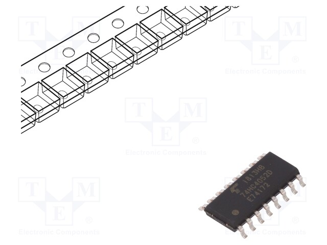 IC: digital; demultiplexer/multiplexer; Channels: 2; C²MOS; SMD