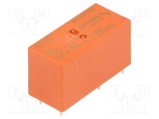 Relay: electromagnetic; SPDT; Ucoil: 12VDC; 12A/250VAC; 12A/24VDC