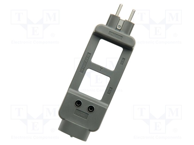 Adapter phase divider; Colour: grey; 16A; EU plug; Trans: 1: 1,10: 1