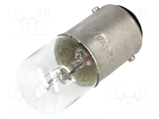 Signallers accessories: bulb; BA15D; Usup: 24VDC; Series: SL7