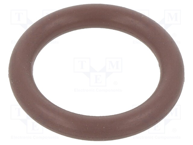 O-ring gasket; FPM; D: 3mm; Øint: 15mm; brown; -20÷200°C