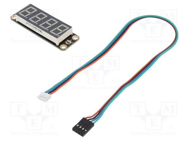 Module: display; LED display; Gravity; 5VDC; I2C; 67x22mm