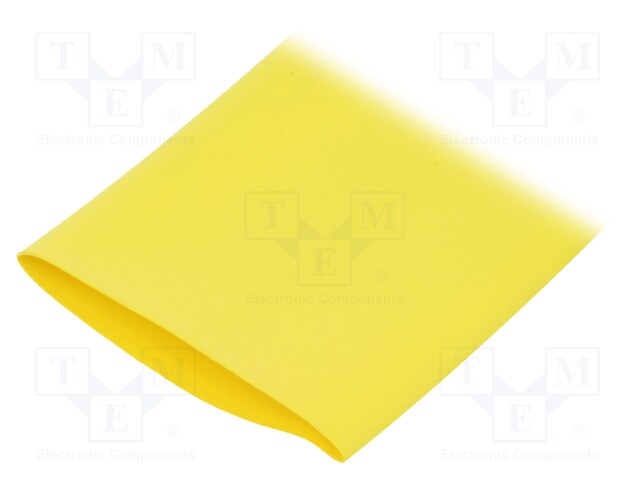 Heat shrink sleeve; flexible; 2: 1; 31mm; L: 10m; yellow