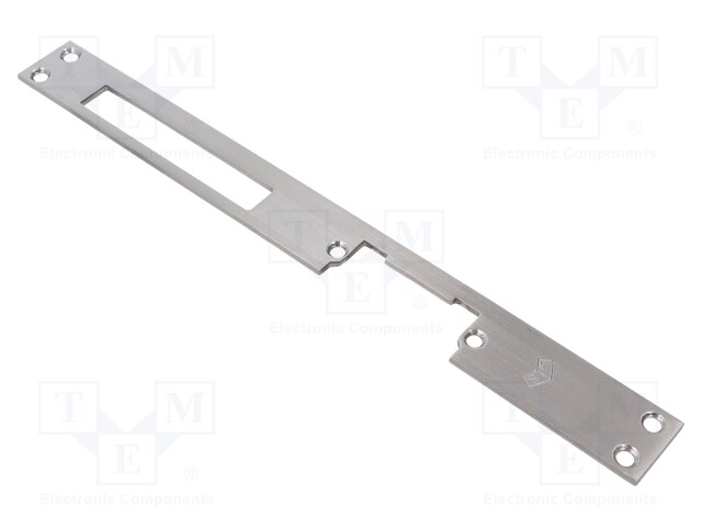 Frontal plate; long,flat; W: 25mm; L: 250mm; Mat: stainless steel