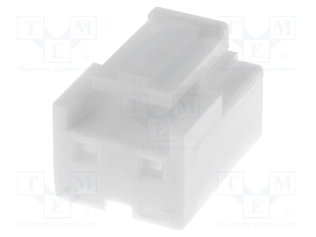 Plug; wire-board; female; 5mm; PIN: 2; Colour: white