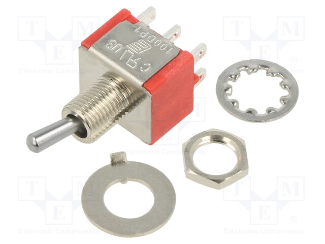 TOGGLE SWITCH, DPDT, 5A, 120VAC, 28VDC