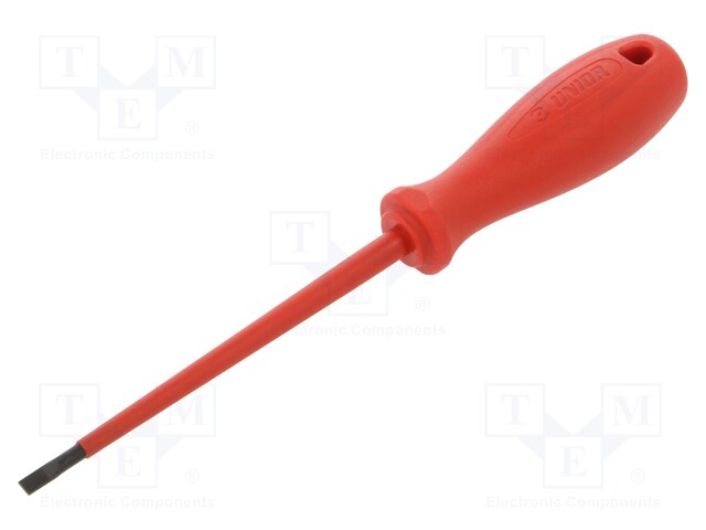 Screwdriver; insulated; slot; 1kVAC