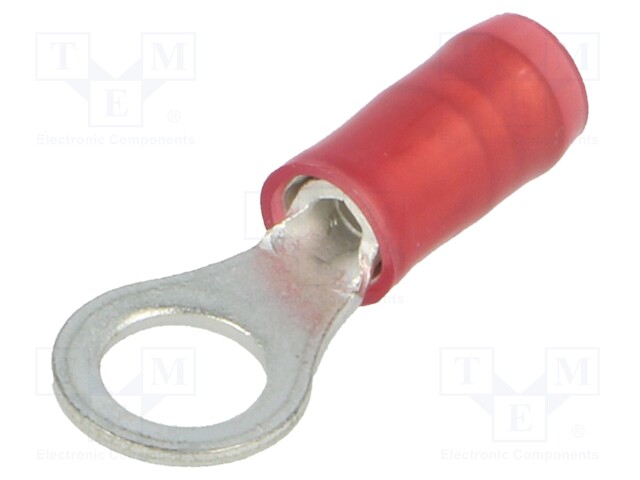 Ring terminal; Ø: 5mm; 0.26÷1.65mm2; crimped; for cable; insulated