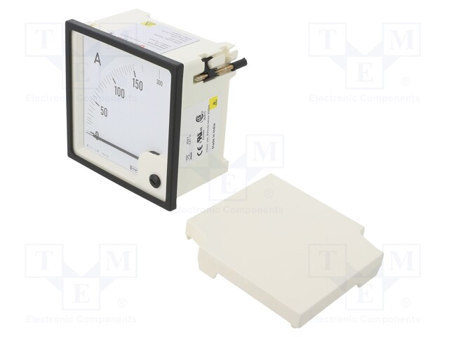 Meter: panel; analogue; 0/150÷300A; True RMS; Iin: 1/2A; Class: 1,5