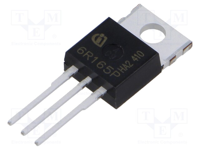 Transistor: N-MOSFET; unipolar; 600V; 21A; 192W; PG-TO220-3