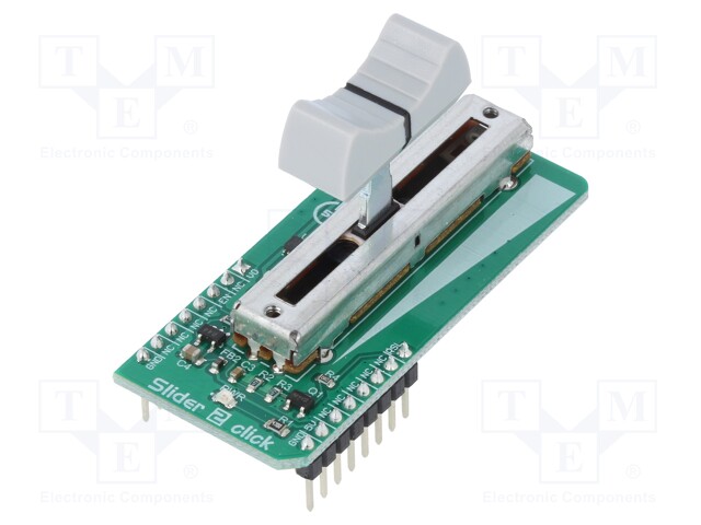 Click board; linear slide potentiometer; GPIO,analog; PTA3043