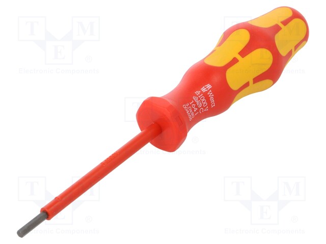 Screwdriver; insulated; Allen hex key; HEX 3mm; 1kVAC