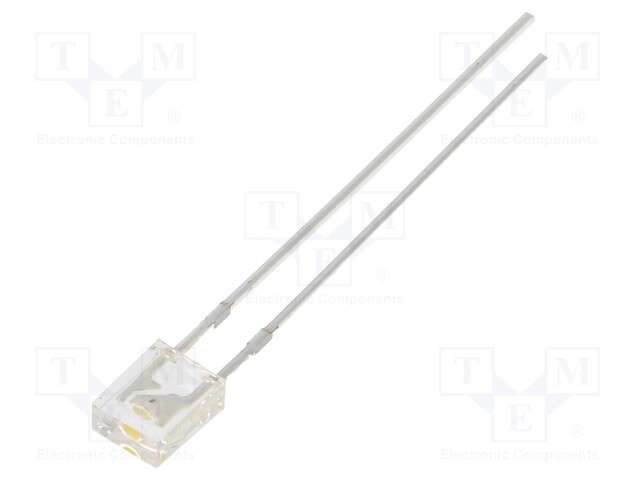 LED; rectangular; 2x4x5mm; white warm; 1120÷1560mcd; 100°; 20mA