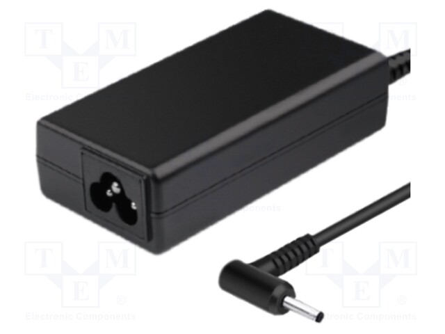 Power supply: switched-mode; 19VDC; 2.1A; Out: 2,5/0,7; 65W