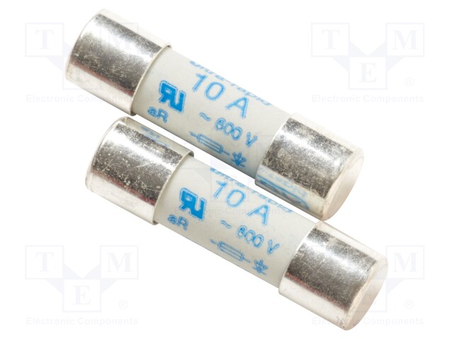 Fuse; 10A; 600V; Works with: 30XR; 2pcs.