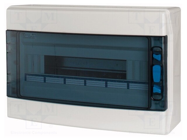 Enclosure: for modular components; IP65; white; No.of mod: 18