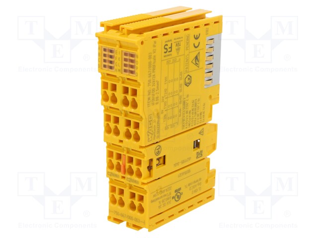 Module: I/O; OUT: 4; IN: 4; 24x100x67.8mm; IP20; DIN; 750-602,750-612