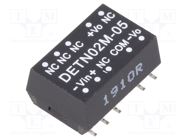 Converter: DC/DC; 2W; Uin: 10.2÷13.2V; Uout: 5VDC; Uout2: -5VDC; SMD