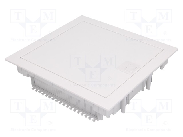 Enclosure: for modular components; IP30; white; No.of mod: 12