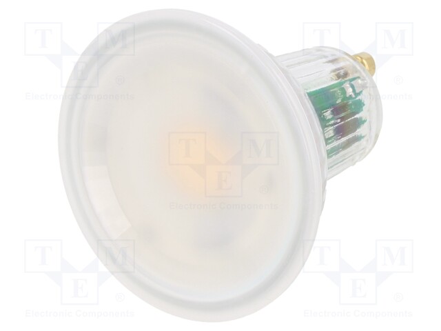 LED lamp; warm white; GU10; 230VAC; 575lm; 6.9W; 120°; 3000K