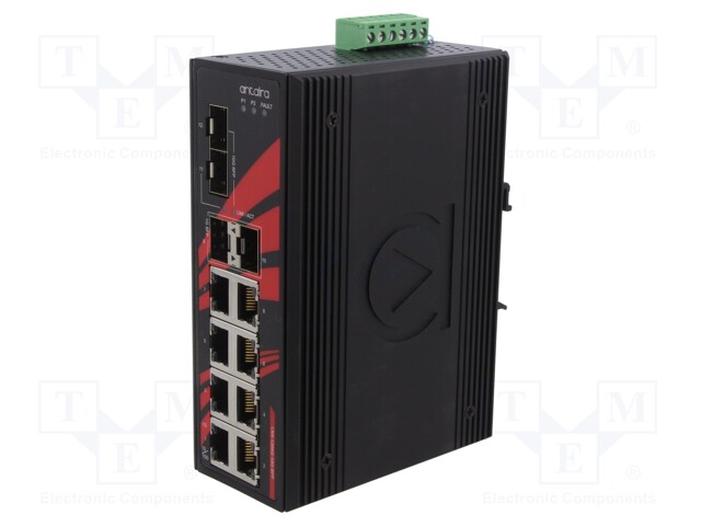 Switch Ethernet; unmanaged; Number of ports: 12; 12÷48VDC; RJ45