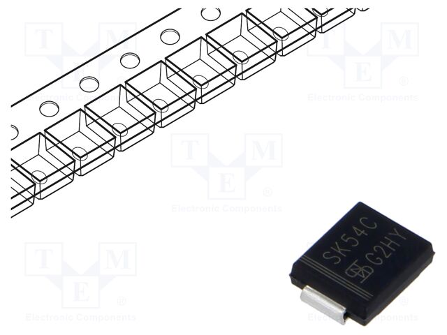 Diode: Schottky rectifying; SMD; 40V; 5A; SMC; reel,tape