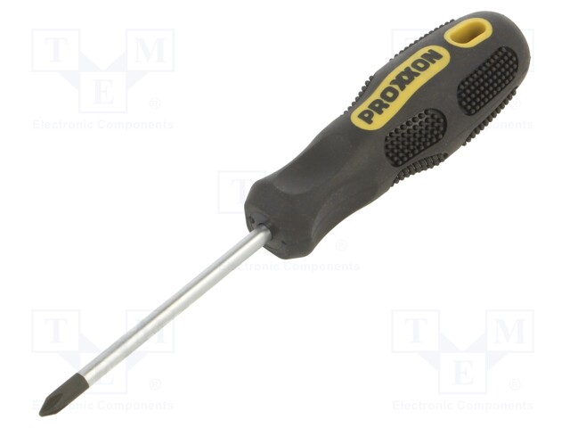 Screwdriver; Phillips; PH1; Blade length: 80mm; Overall len: 180mm