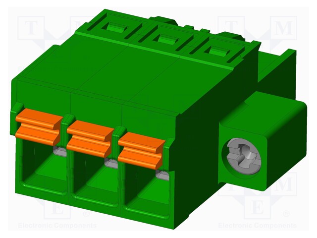 Connector: pluggable terminal block; plug; female; straight; 12A