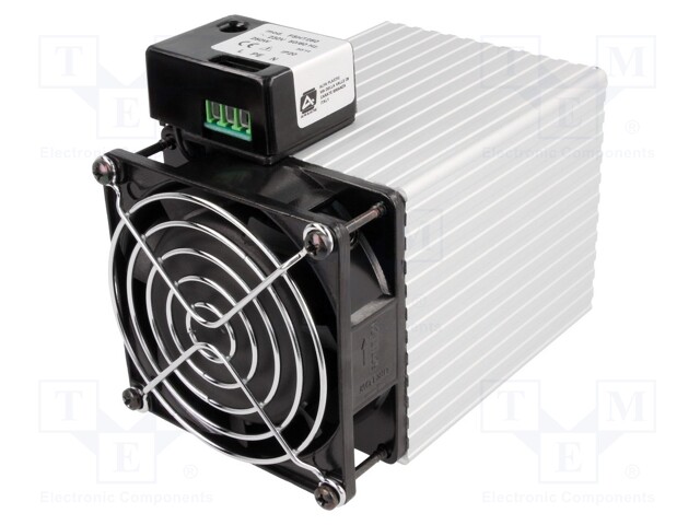 Blower heater; 250W; IP20; DIN EN50022 35mm; 112x82x135mm; 230V