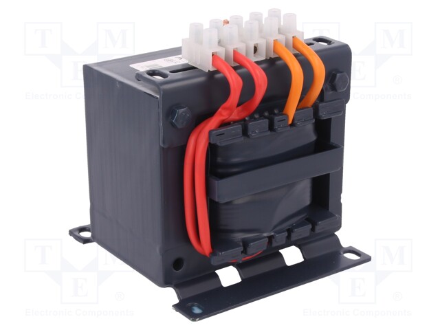 Transformer: mains; 200VA; 230VAC; 24V; Leads: terminal block; IP00