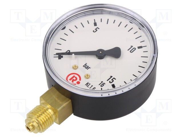 Manometer; 0÷16bar; 63mm; non-aggressive liquids,inert gases