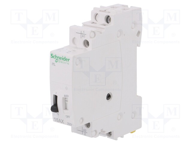 Relay: installation; bistable; NO; Ucoil: 48VAC; Ucoil: 24VDC; 16A