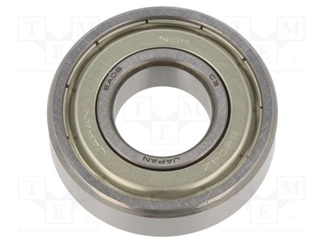 Bearing: ball; Øint: 20mm; Øout: 47mm; W: 14mm; bearing steel