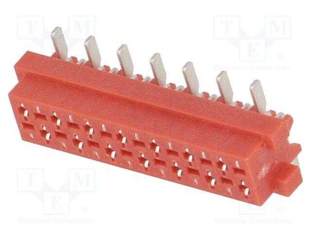 Socket; wire-board; female; PIN: 14; SMT; on PCBs; 30V; 1A; -40÷105°C