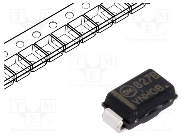 Diode: Zener; 1.5W; 12V; SMD; reel,tape; SMA; single diode