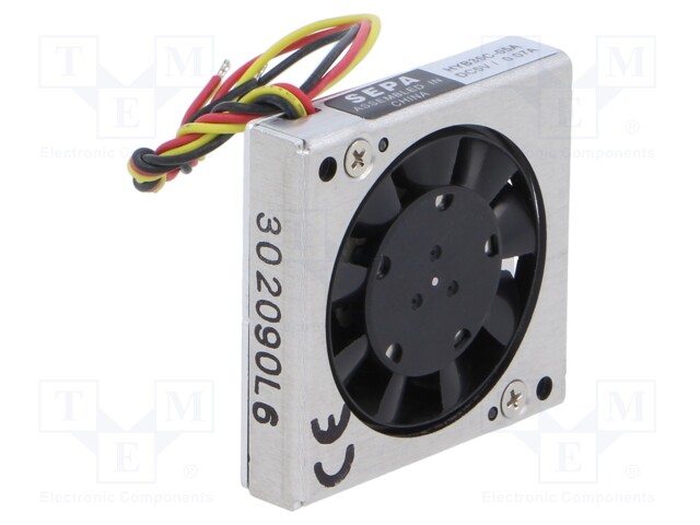 Fan: DC; blower; 5VDC; 35x35x8mm; 1.6m3/h; 27dBA; ball bearing