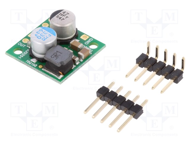 Converter: step down; Uout: 5V; Uin: 5.3÷36V; 2.5A; 85÷95%