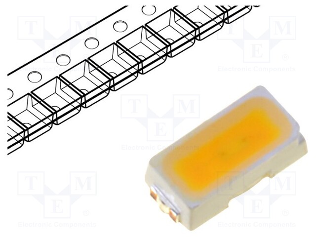 LED; SMD; 3014; white warm; 2000÷3000mcd; 2800-3500K; 120°; 20mA