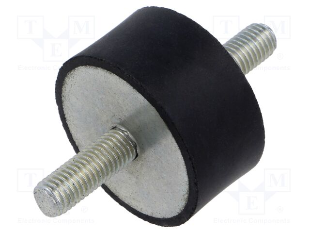 Vibration damper; rubber