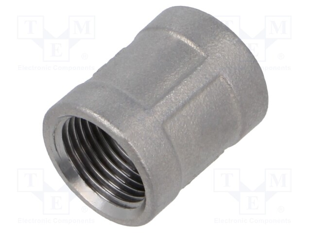 Muff; threaded,straight; max.10bar; 25mm; Thread: G 3/8" internal