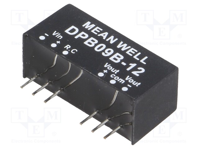 Converter: DC/DC; 9W; Uin: 18÷36V; Uout: 12VDC; Uout2: -12VDC; SIP8